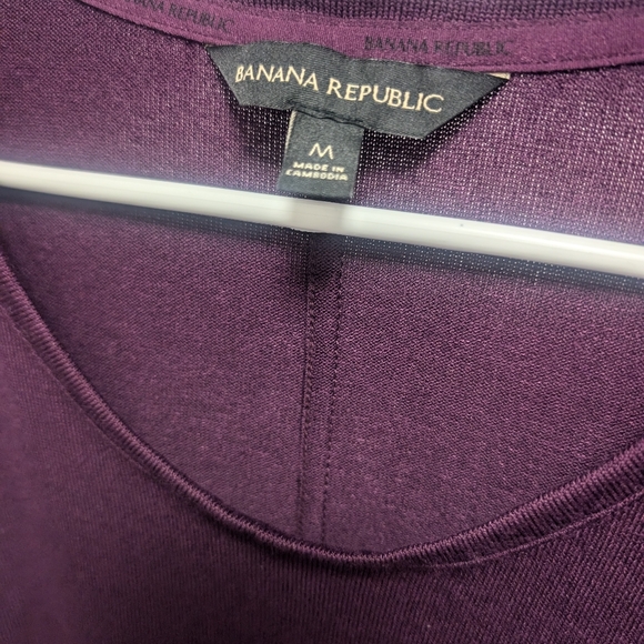 Purple Banana Republic Long Sleeve Top - Picture 2 of 3